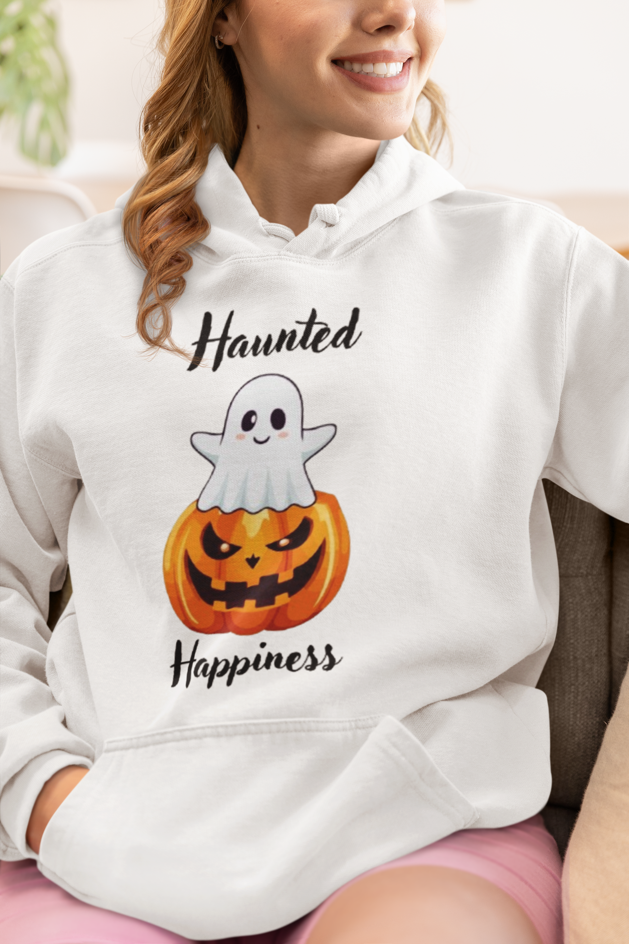 Haunted Happiness Halloween Hoodie