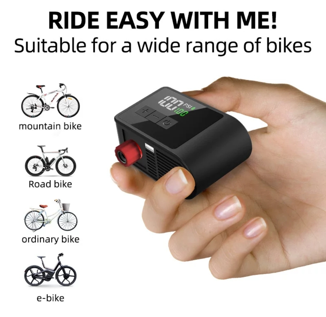 Portable Electric Bike Pump
