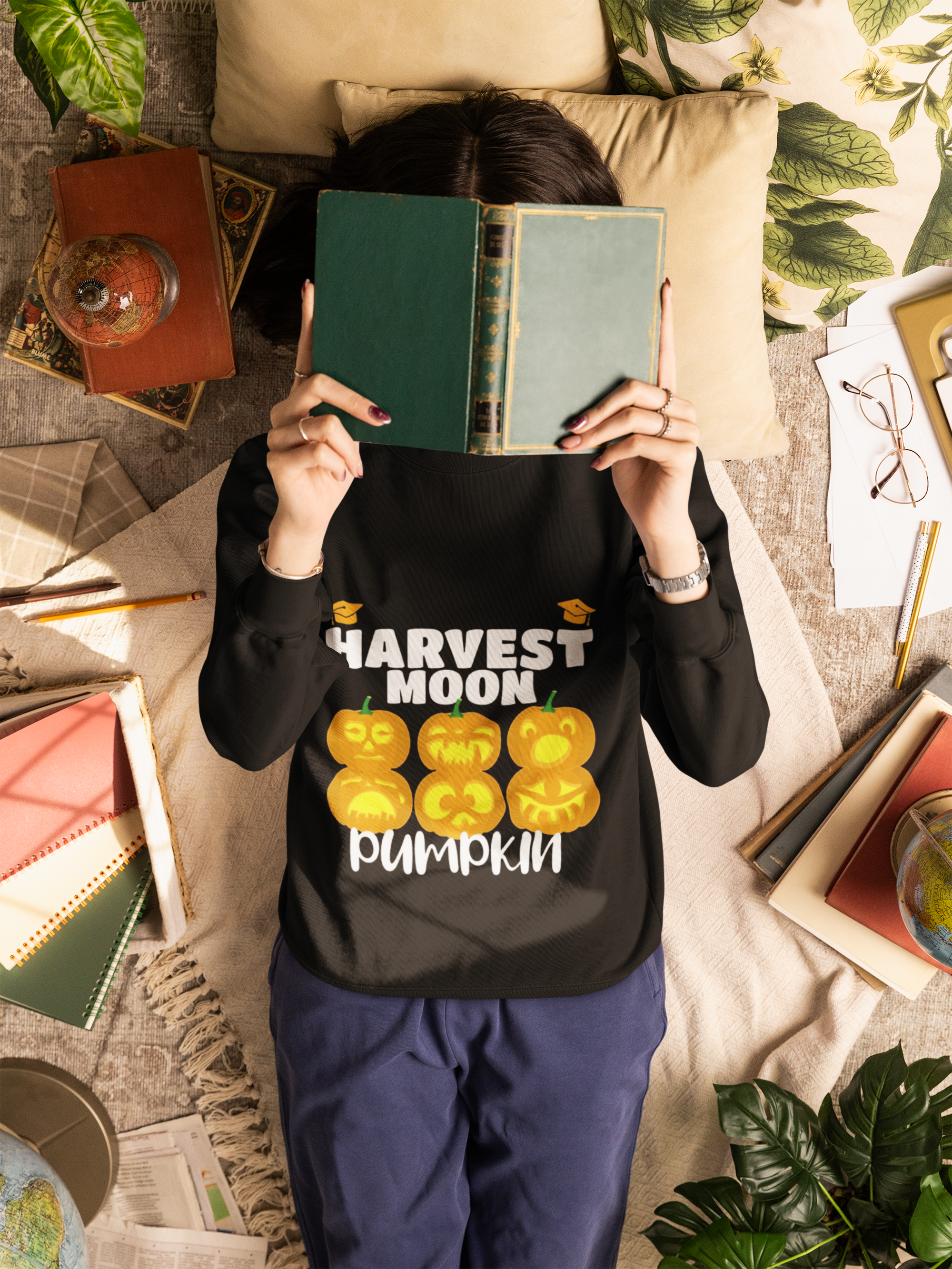Harvest Moon Pumpkin Crewneck