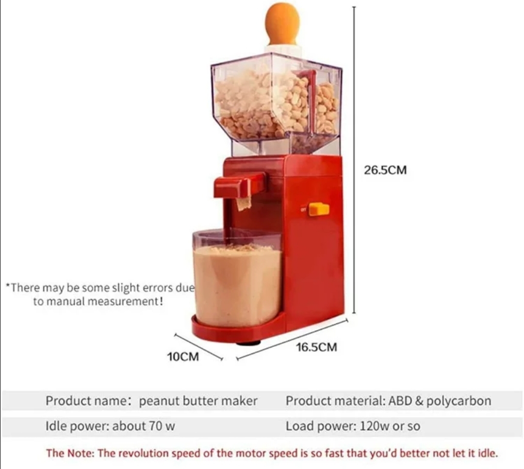 Peanut Butter Maker