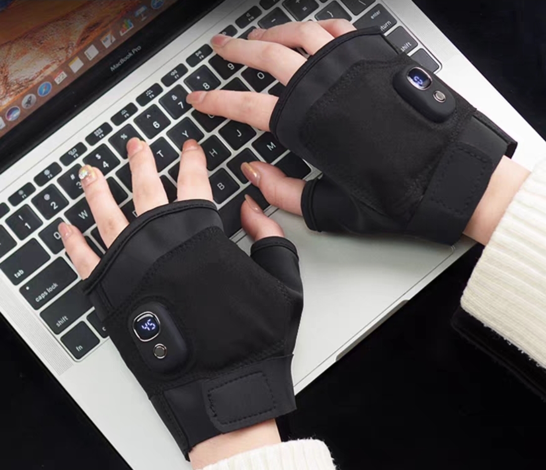 Heated Fingerless Gloves