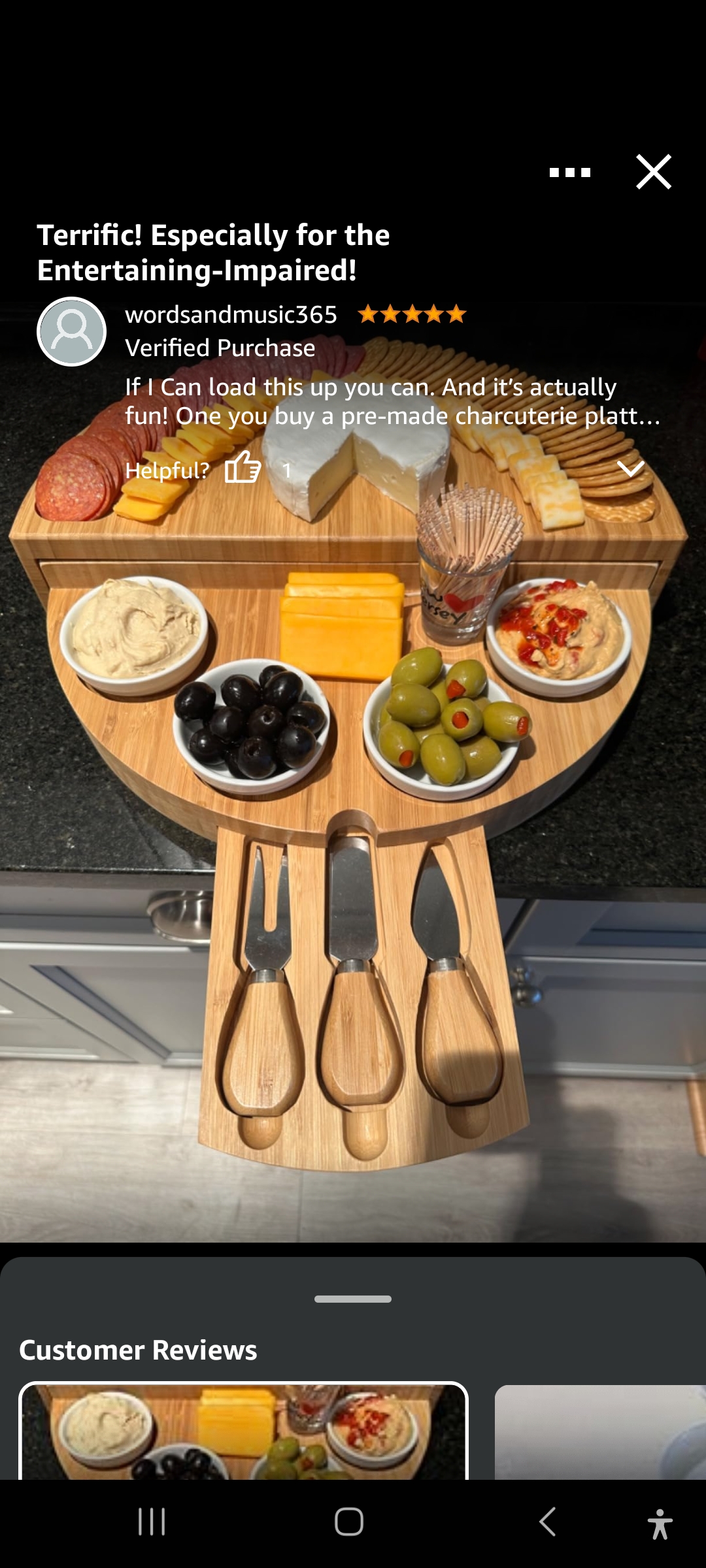 Bamboo Cheese Board Set