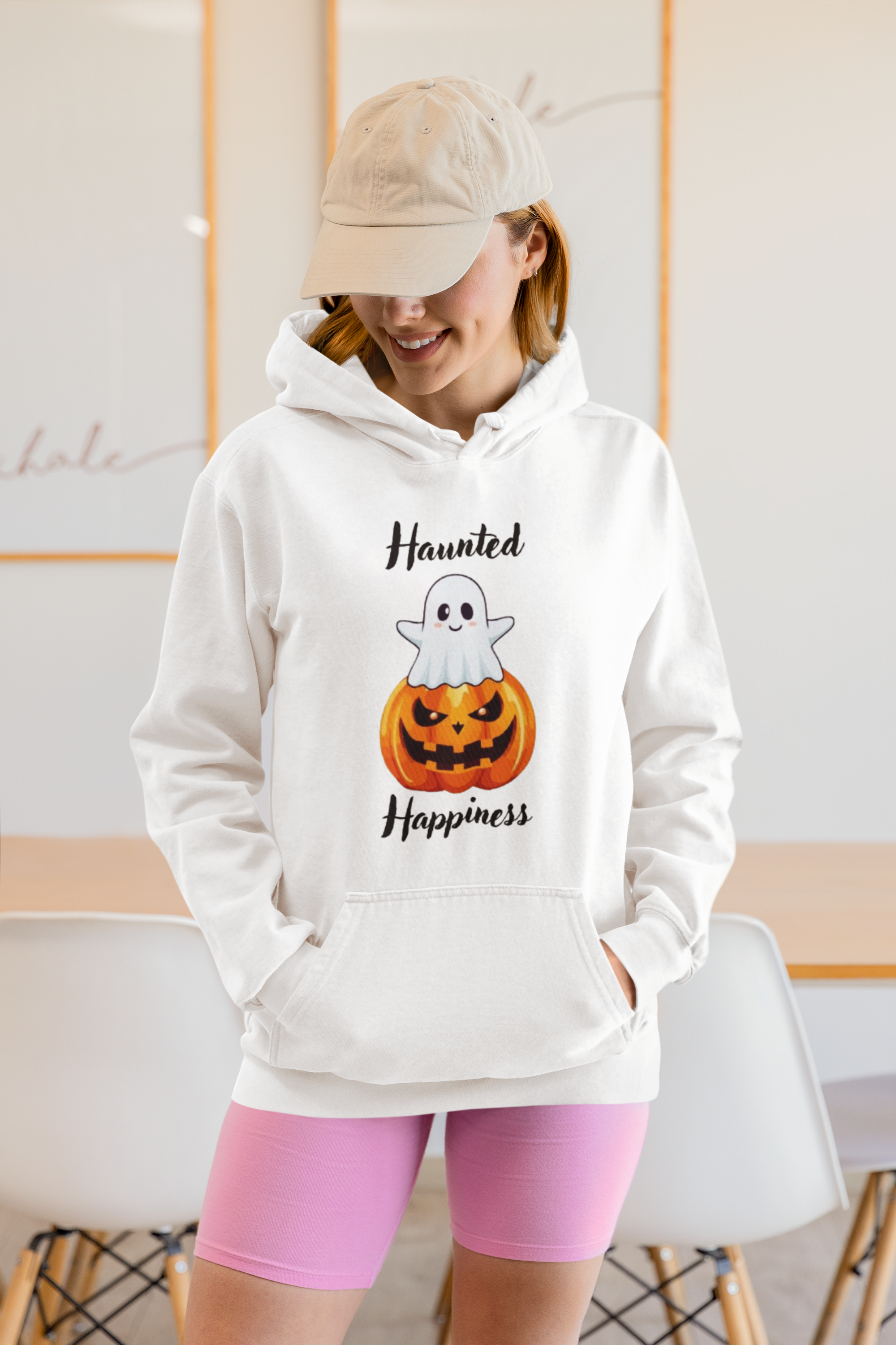 Haunted Happiness Halloween Hoodie