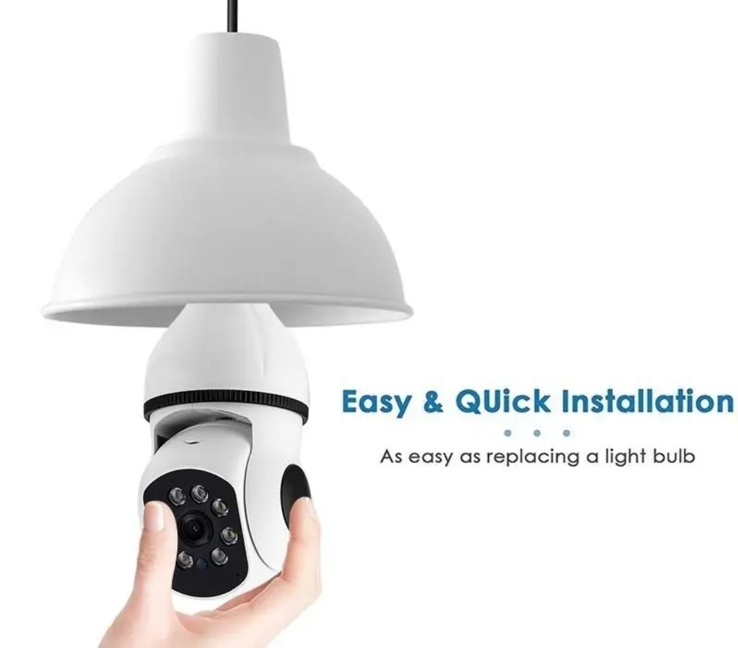 Smart Bulb Security Camera