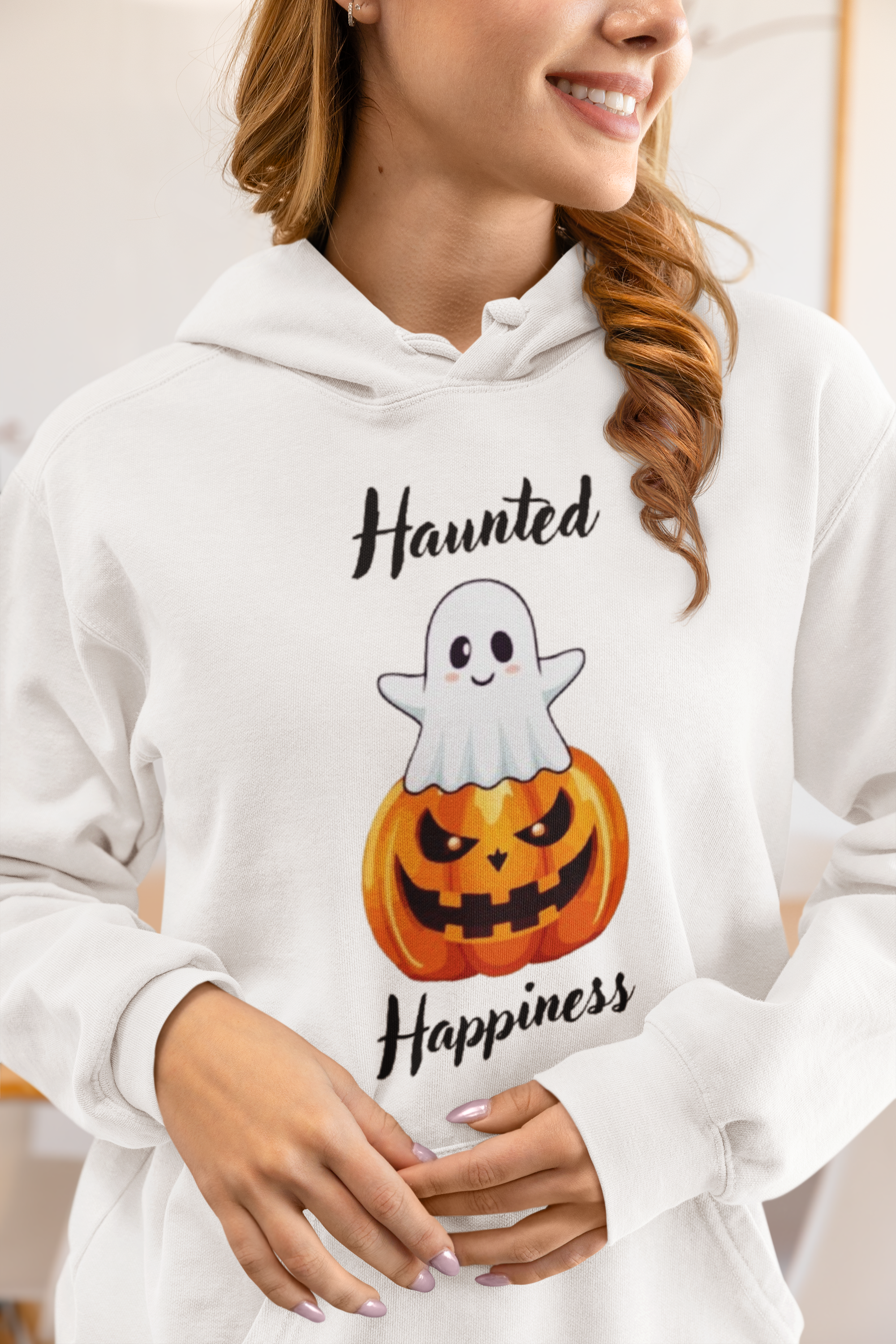 Haunted Happiness Halloween Hoodie