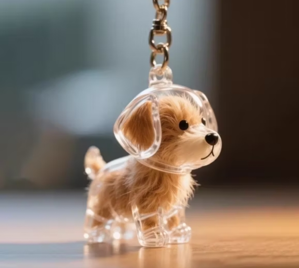 Cute Dog Keychain