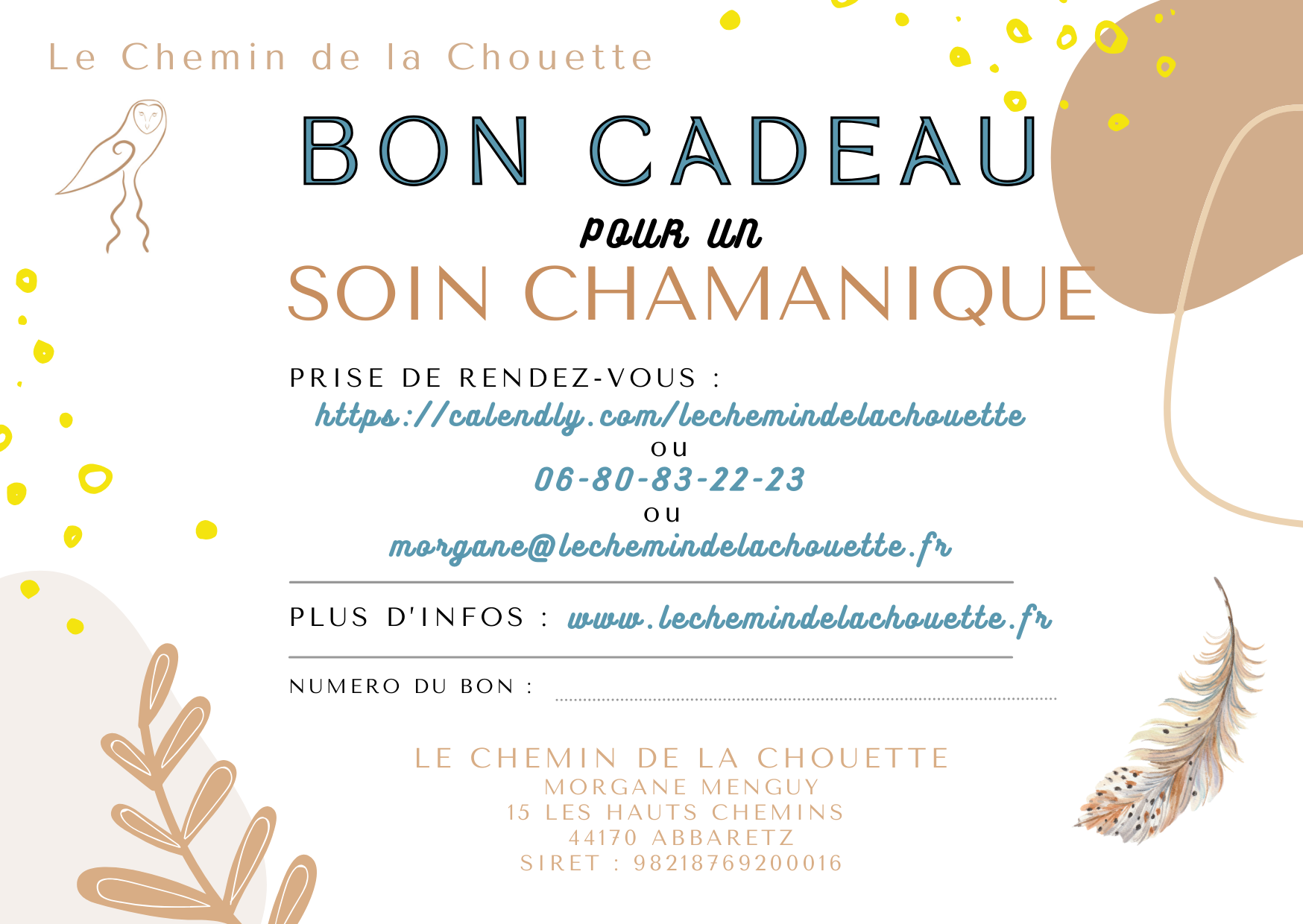 Bon cadeau - soin chamanique