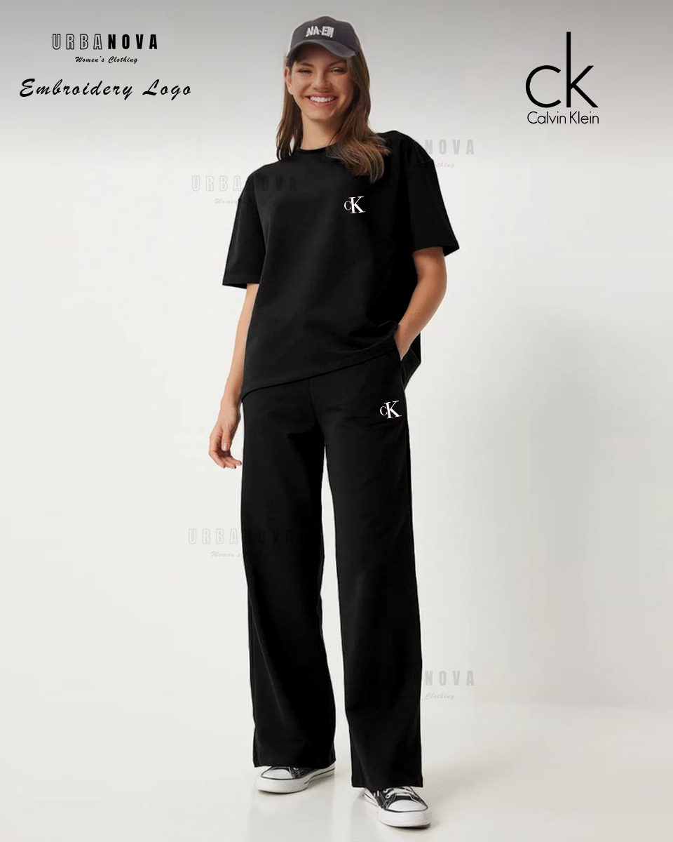 Women's Oversize T-Shirt Tracksuit