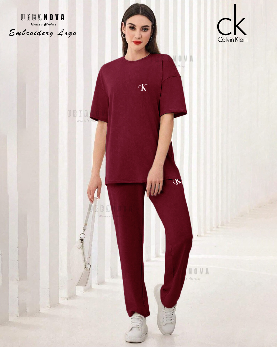 Women's Oversize T-Shirt Tracksuit