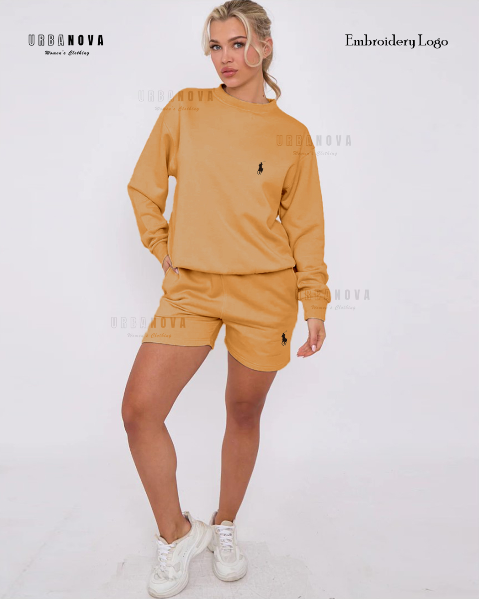 Women’s Sweatshirt and Shorts Set