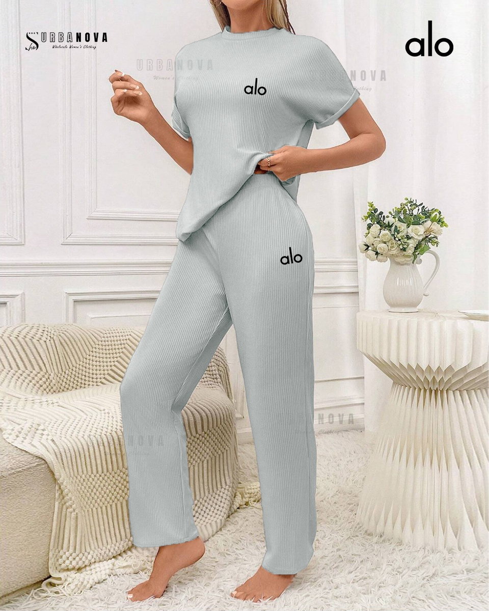 Women's Batwing Loungewear Set