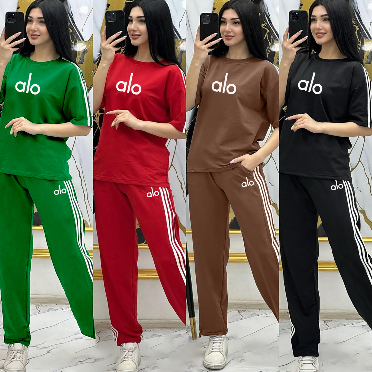 ALO Fashionable Tracksuit Set
