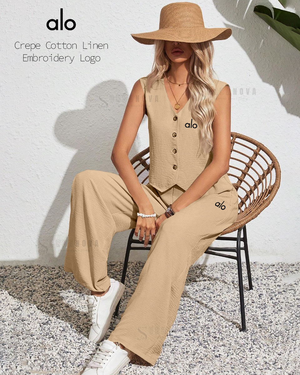 ALO Women's Summer Linen Outfit