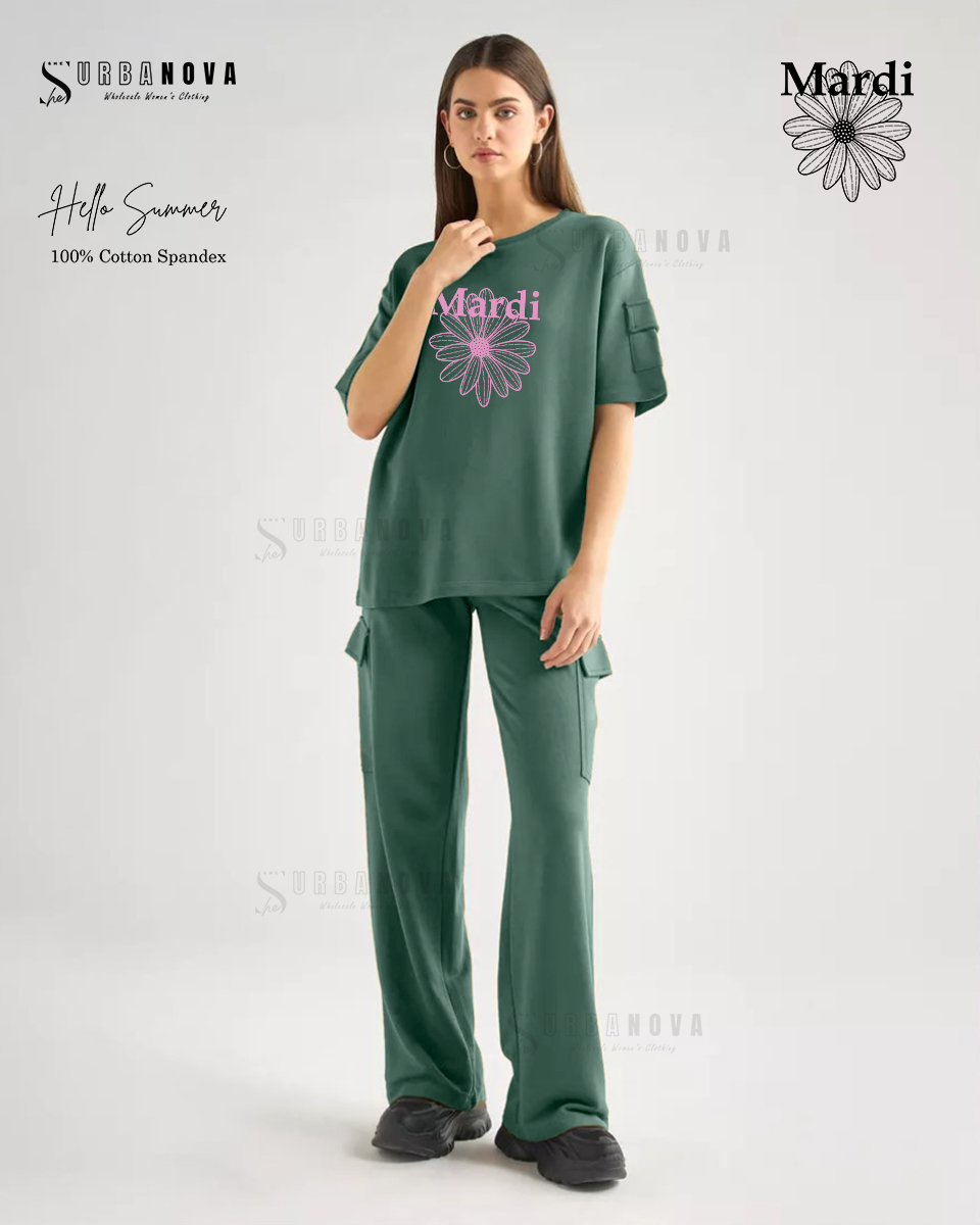 Black Cotton Spandex Outfit