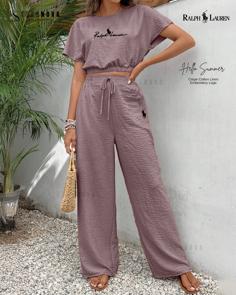 Ralph Lauren Women's Black Casual Two-Piece Set