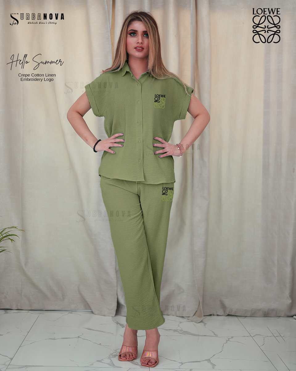 Brown Two-Piece Summer Set