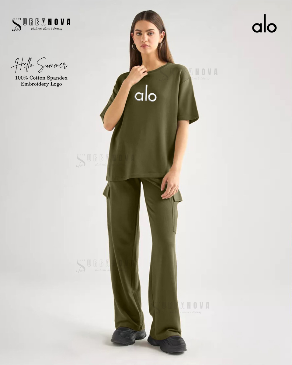 Alo Black Loungewear Set