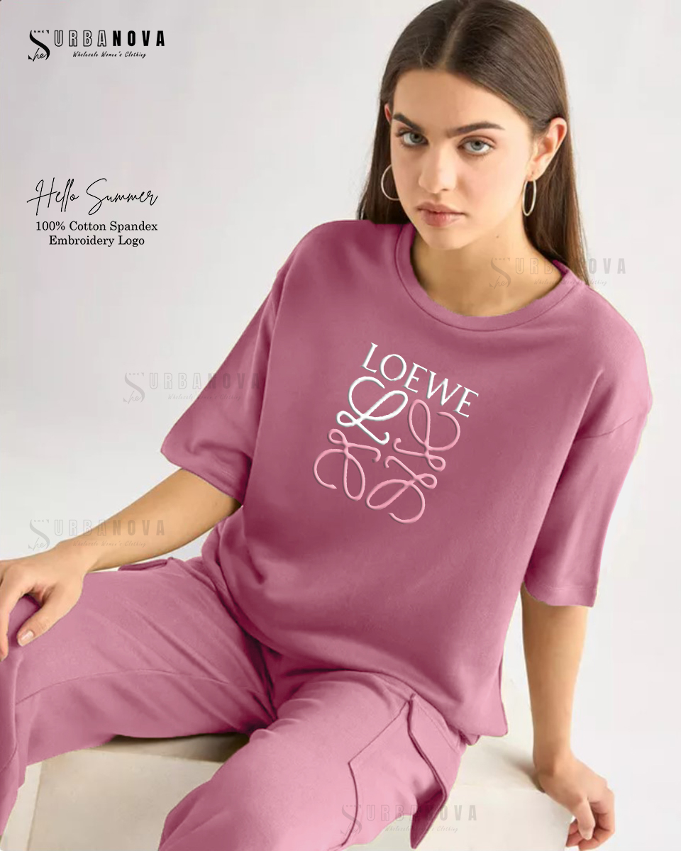 Loewe Olive Green Women's Loungewear Set