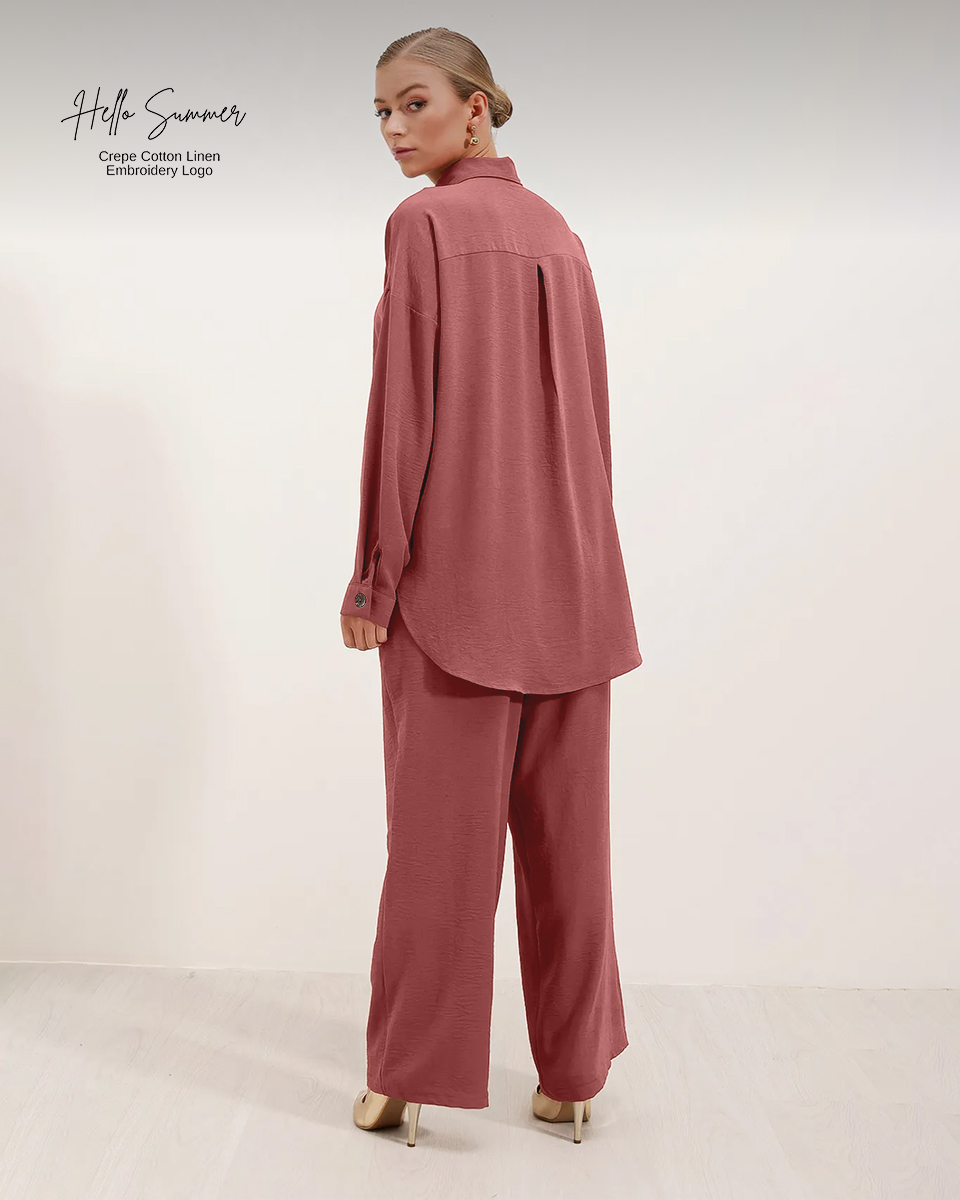 Alo Women's Linen Two-Piece Set