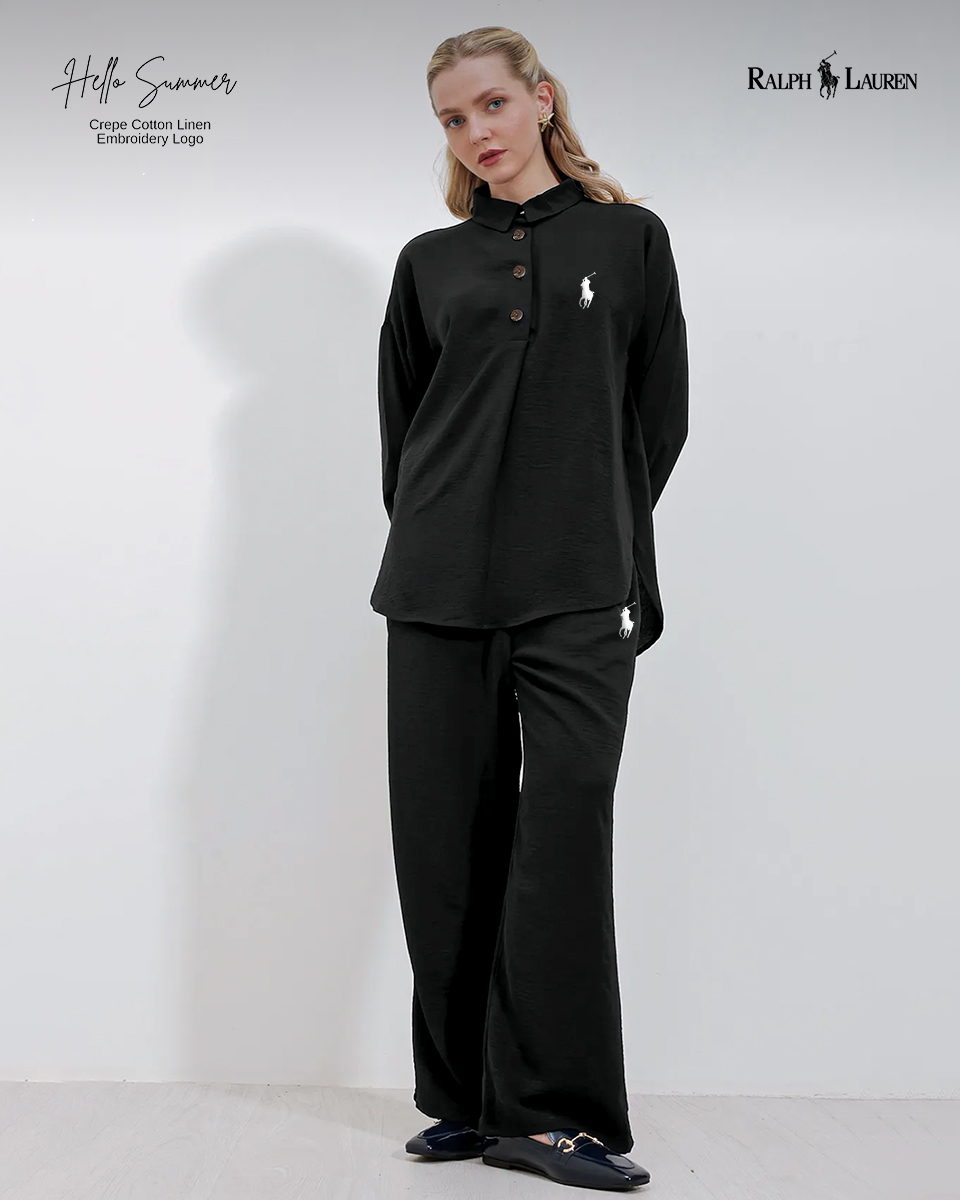 Ralph Lauren Black Loungewear Set