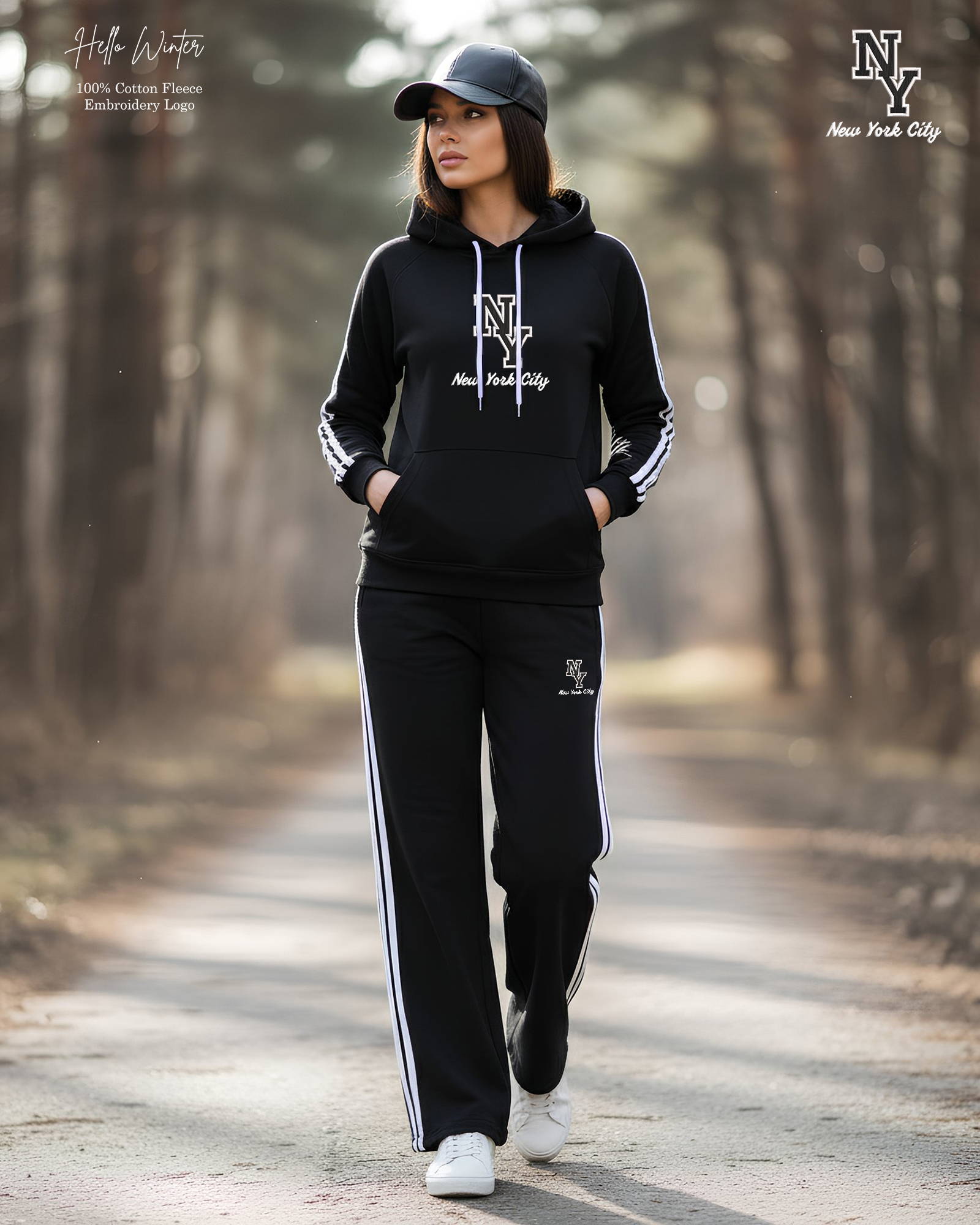 New York City Tracksuit Hoodie Set