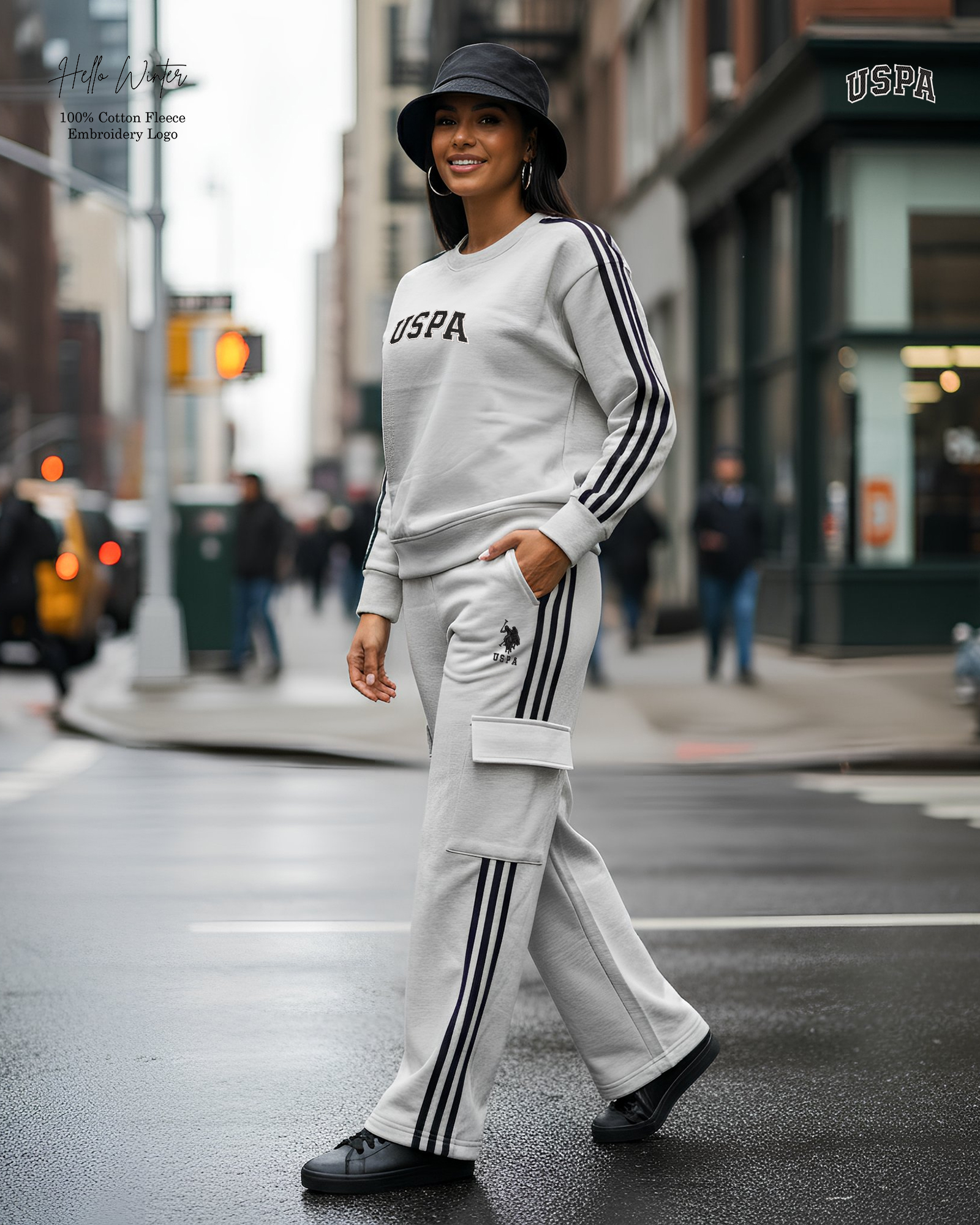 USPA Tracksuit Cargo Pant Set