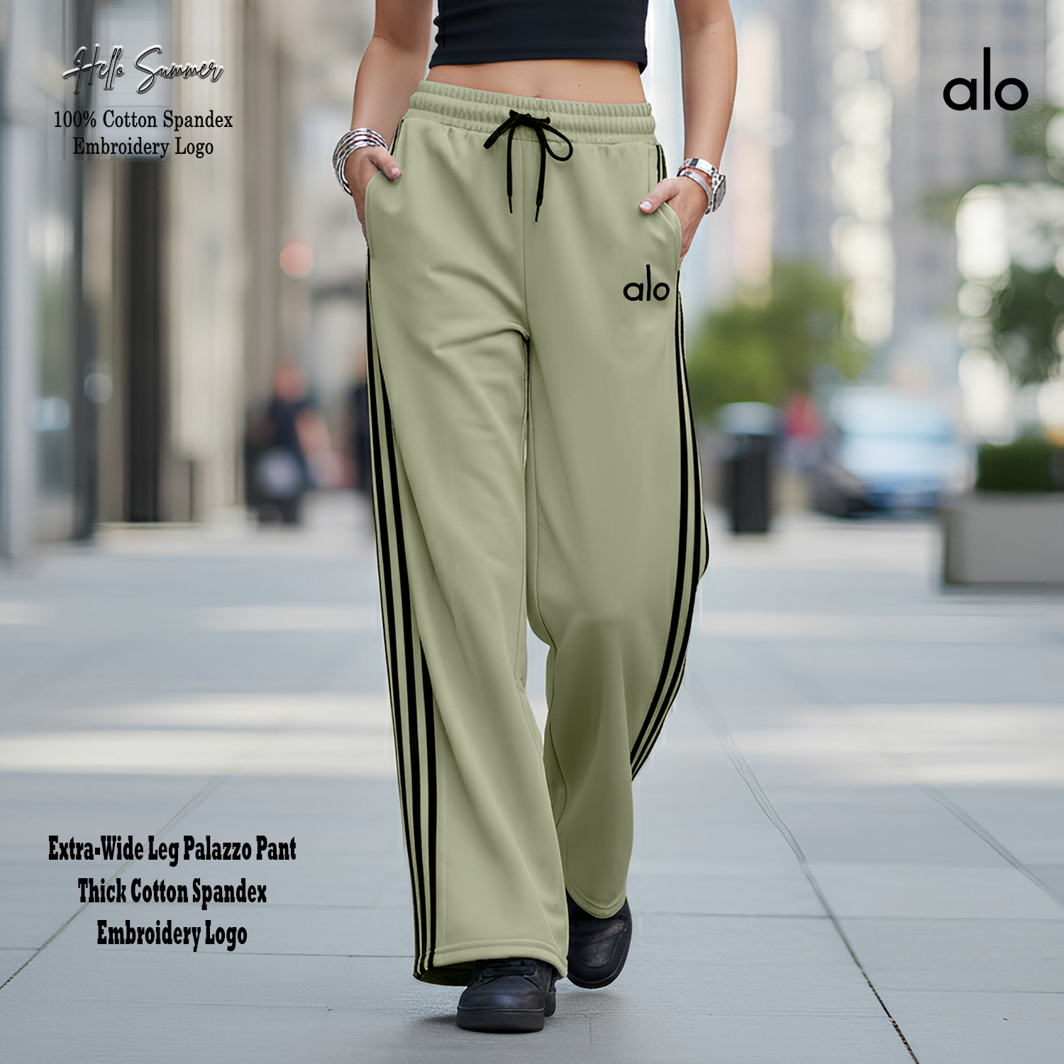 Alo Extra-Wide Leg Palazzo Pants