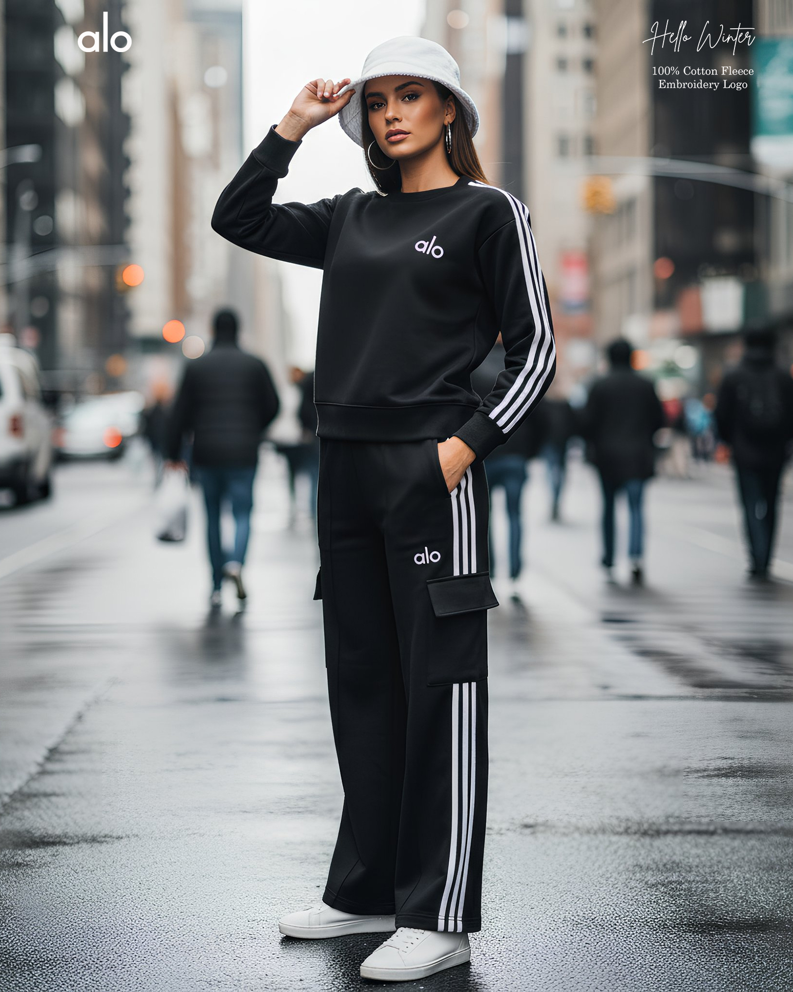 Alo Sport Tracksuit & Cargo Pant Set