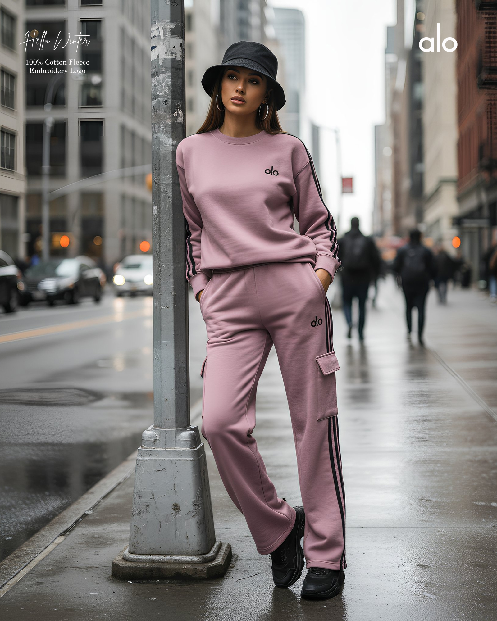 Alo Sport Tracksuit & Cargo Pant Set