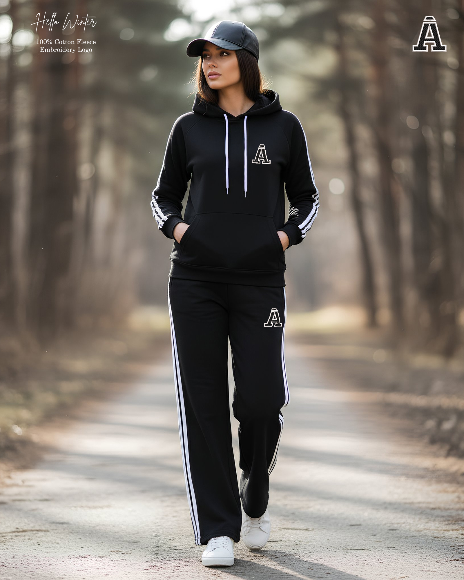 Casual Tracksuit Hoodie Set
