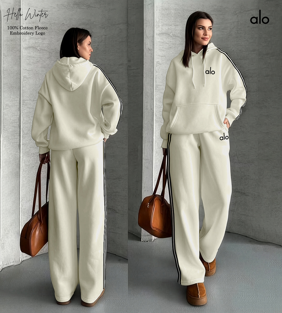 Alo Hoodie Set
