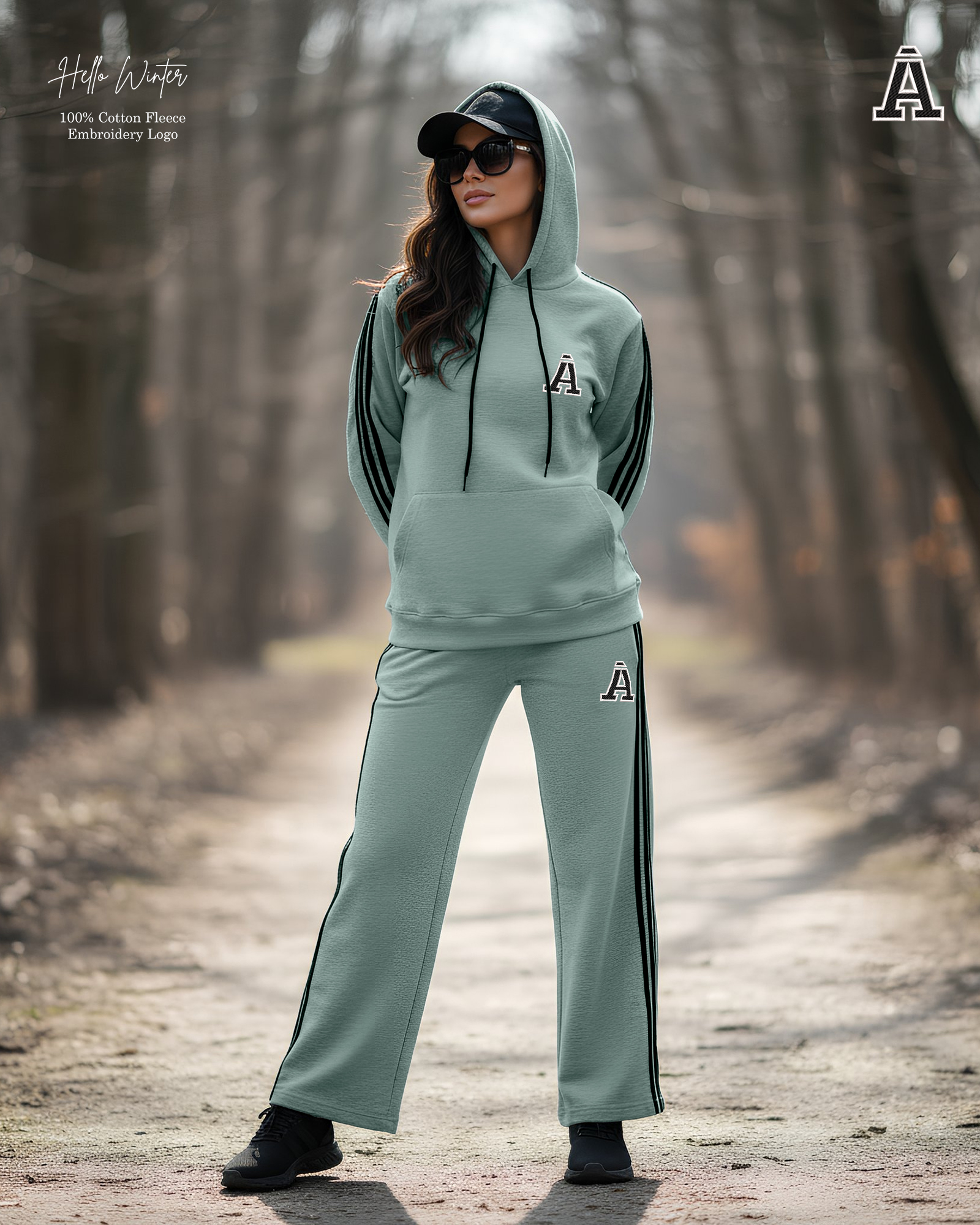Casual Tracksuit Hoodie Set