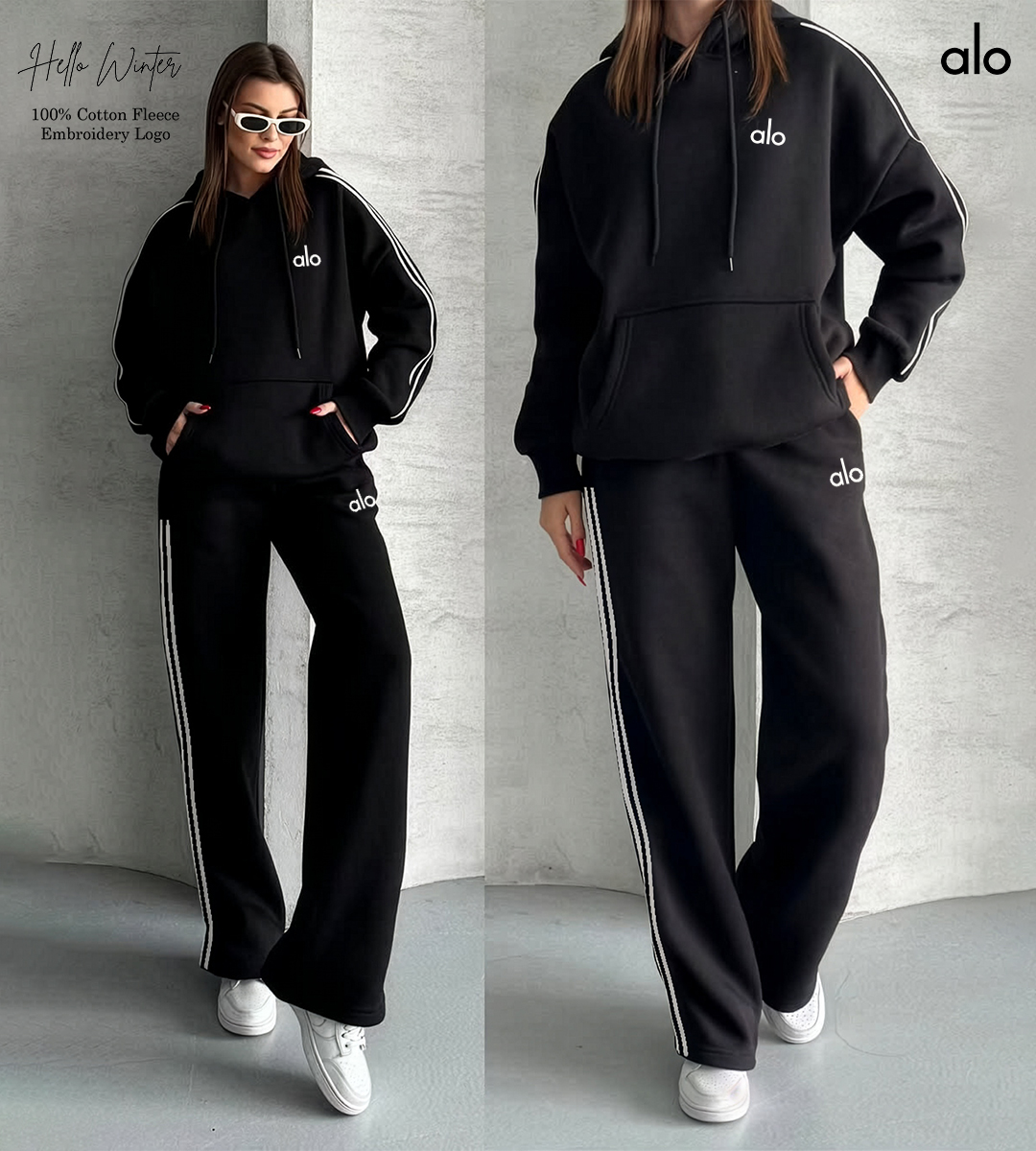 Alo Hoodie Set