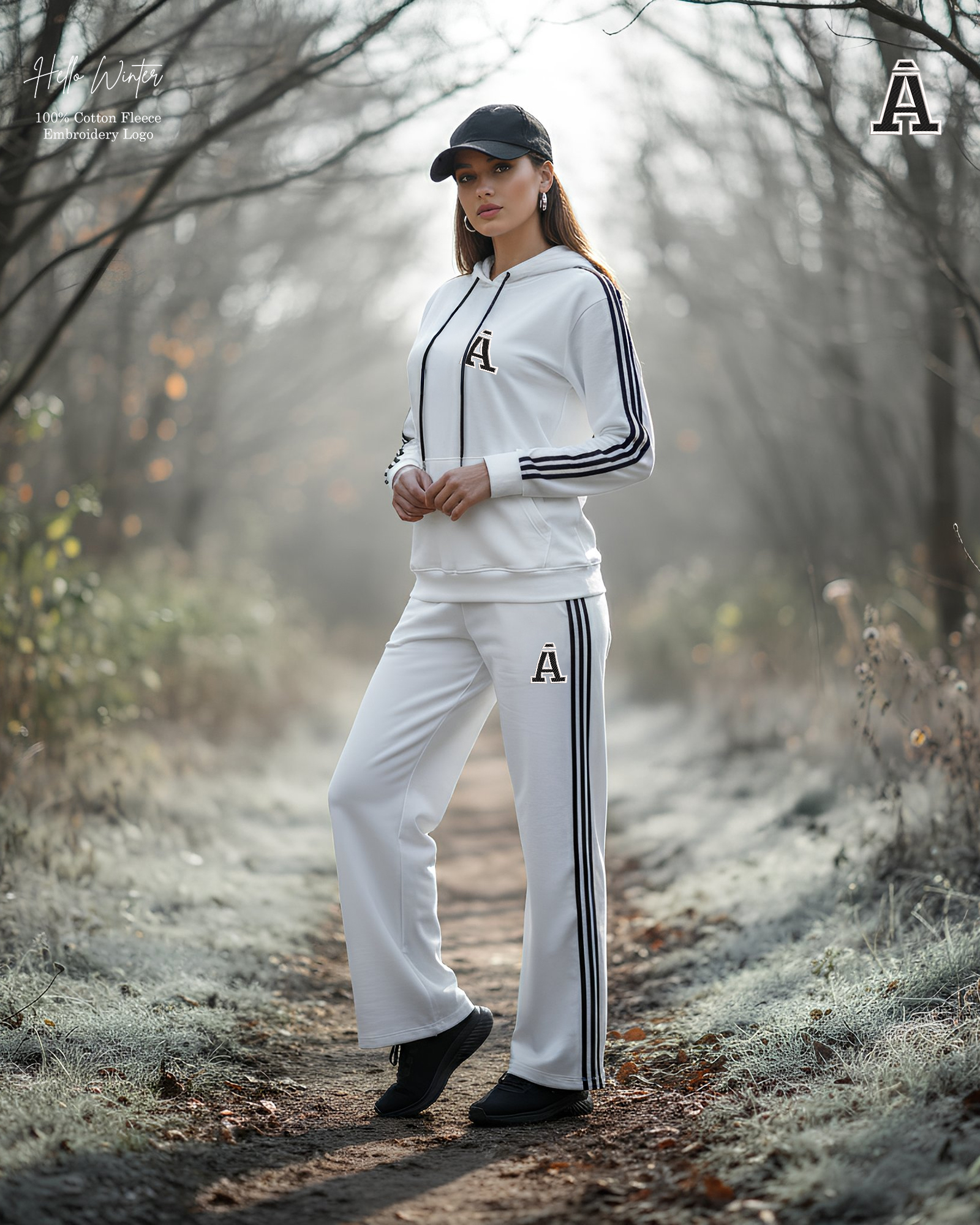 Casual Tracksuit Hoodie Set