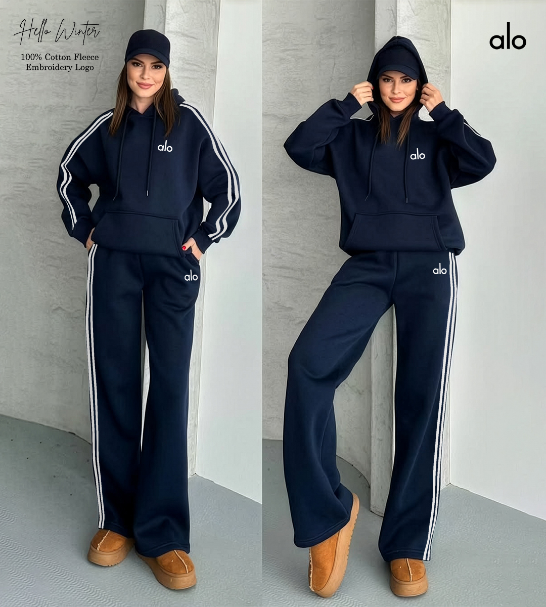 Alo Hoodie Set