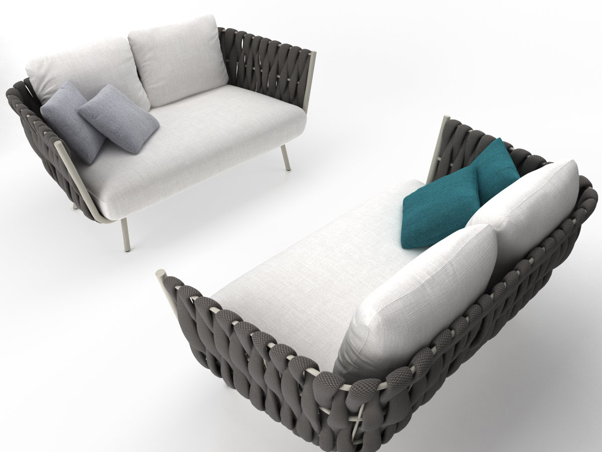 Relaxed Seating Outdoor Sofa