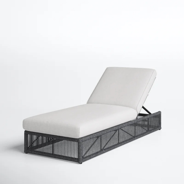 Outdoor Metal Chaise Lounge