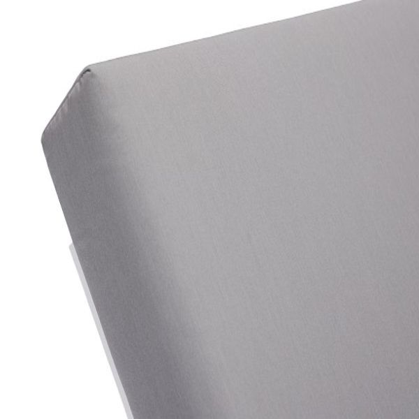 White Gray Cushioned Chaise
