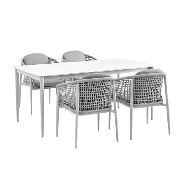 Aluminum Rectangle Outdoor Dining Set