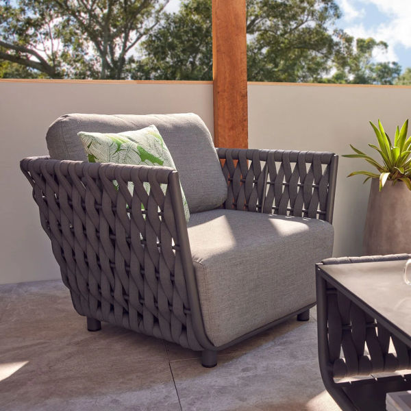 Outdoor Rope Arm Chair
