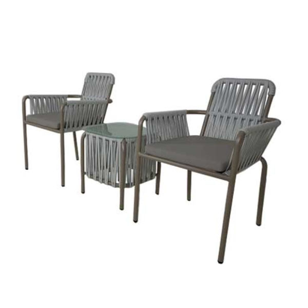 Rope Weaving Patio Chair Set