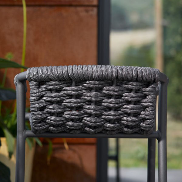 Modern black bar stool