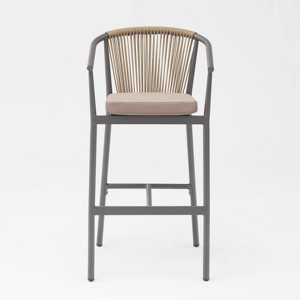 Rope Outdoor Bar Stool Set