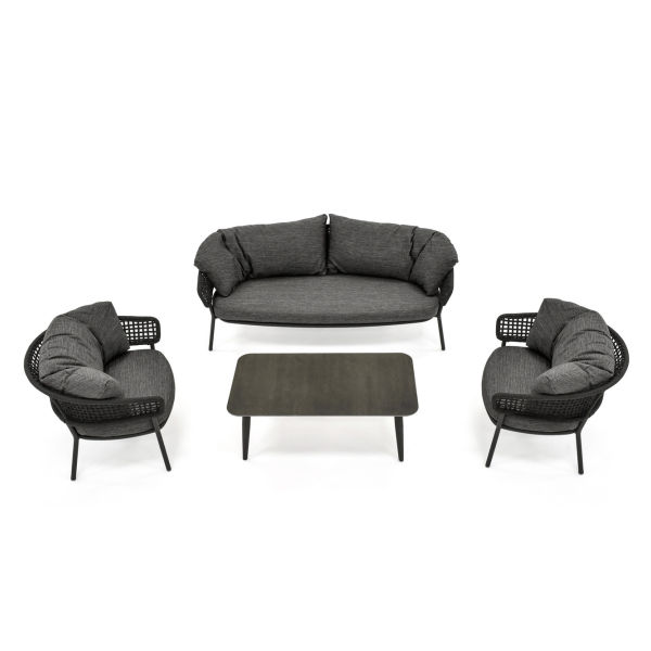 Modern grey sofa