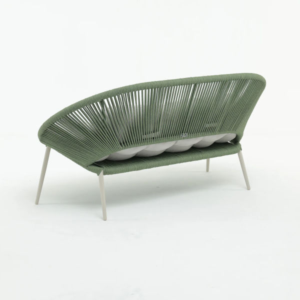 Outdoor woven sofa