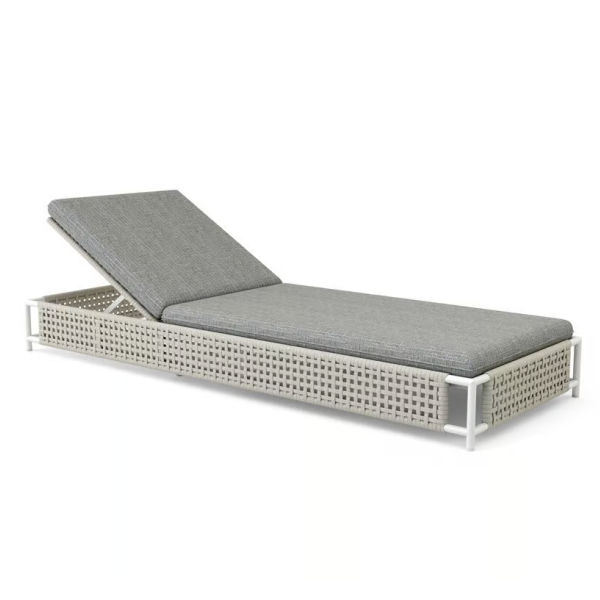 Adjustable outdoor chaise lounge