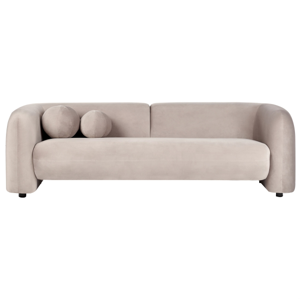 Three Seater Velvet Sofa