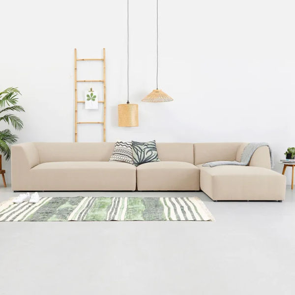 L-Shaped Modular Sofa