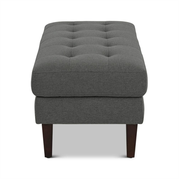 Large tufted ottoman