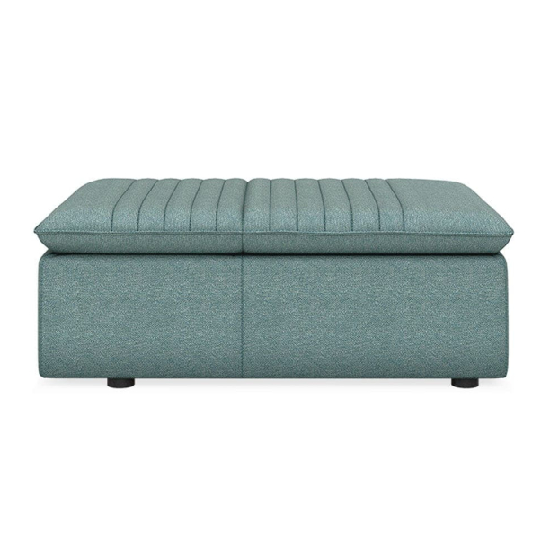 Upholstered storage ottoman